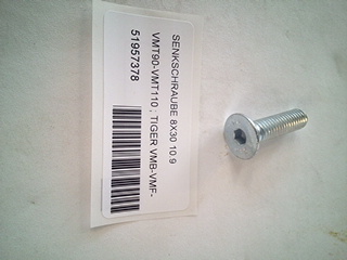 Senkschraube 8X30 10.9 ISK 